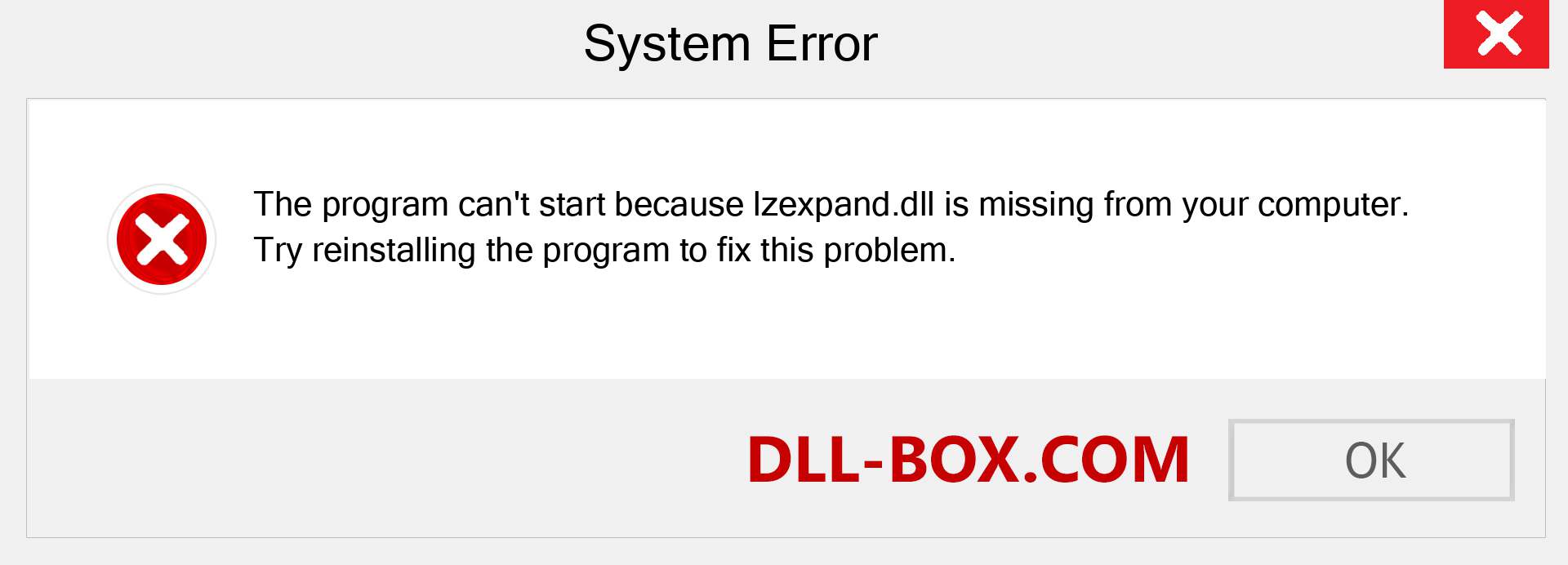  lzexpand.dll file is missing?. Download for Windows 7, 8, 10 - Fix  lzexpand dll Missing Error on Windows, photos, images