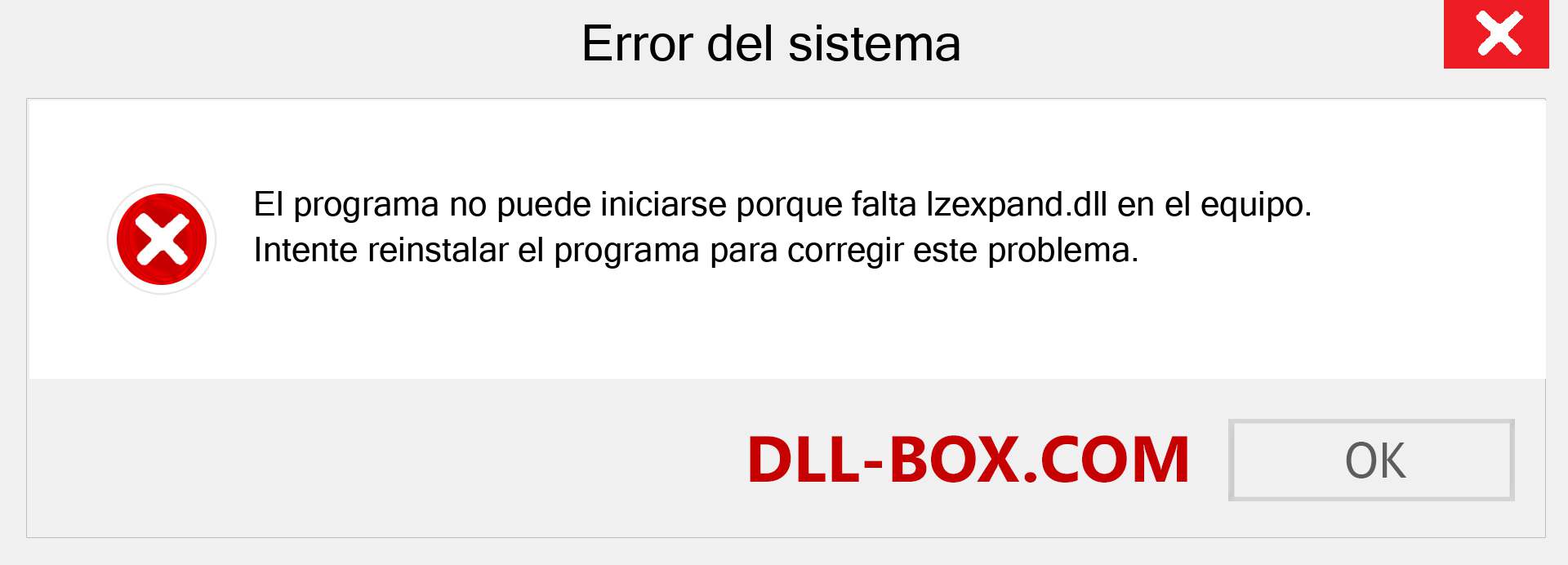 ¿Falta el archivo lzexpand.dll ?. Descargar para Windows 7, 8, 10 - Corregir lzexpand dll Missing Error en Windows, fotos, imágenes