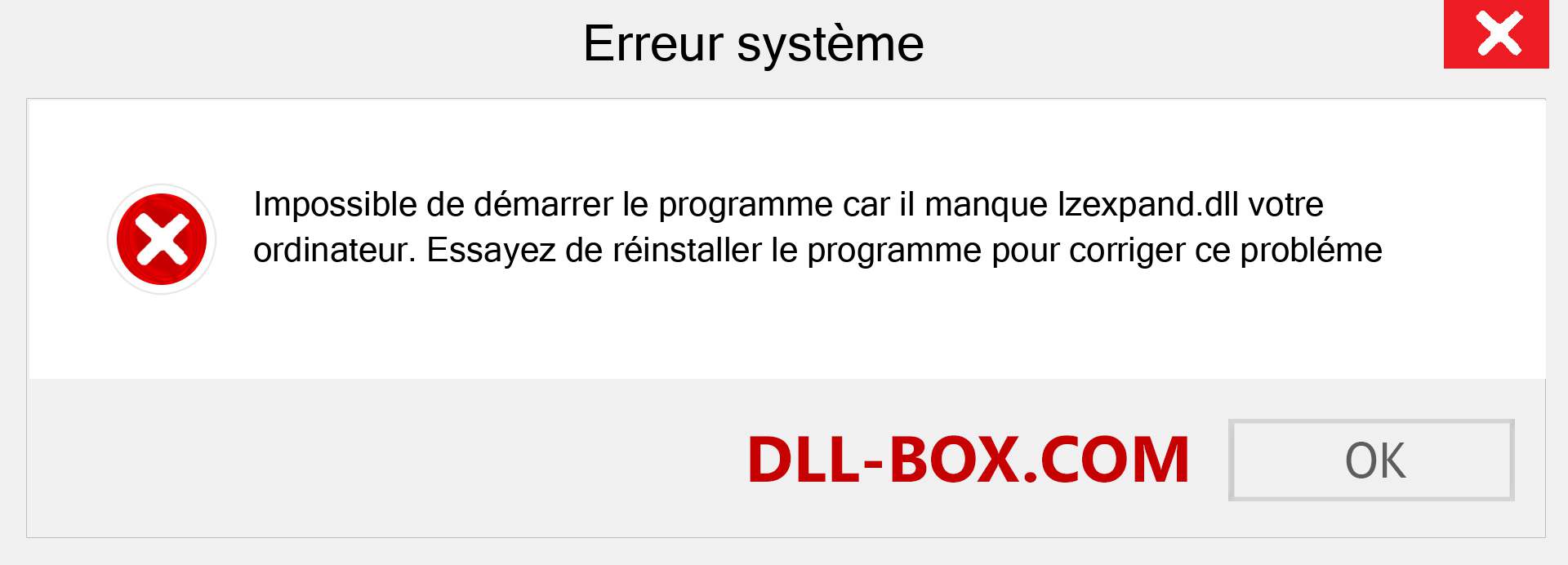 Le fichier lzexpand.dll est manquant ?. Télécharger pour Windows 7, 8, 10 - Correction de l'erreur manquante lzexpand dll sur Windows, photos, images